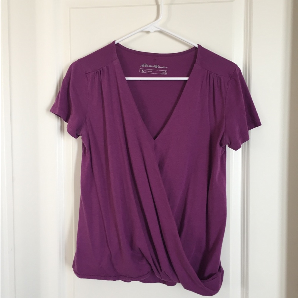 Wrap around tee